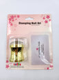 Kit Stamping Nail Art – Sello Transparente + Raspador