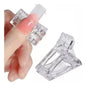 Pinza Transparente para Tips – Soporte de Curado Rápido Soft Gel y Poligel