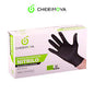 Guantes de Nitrilo Cherimoya – Negros Talla M (Caja x 100 unidades)